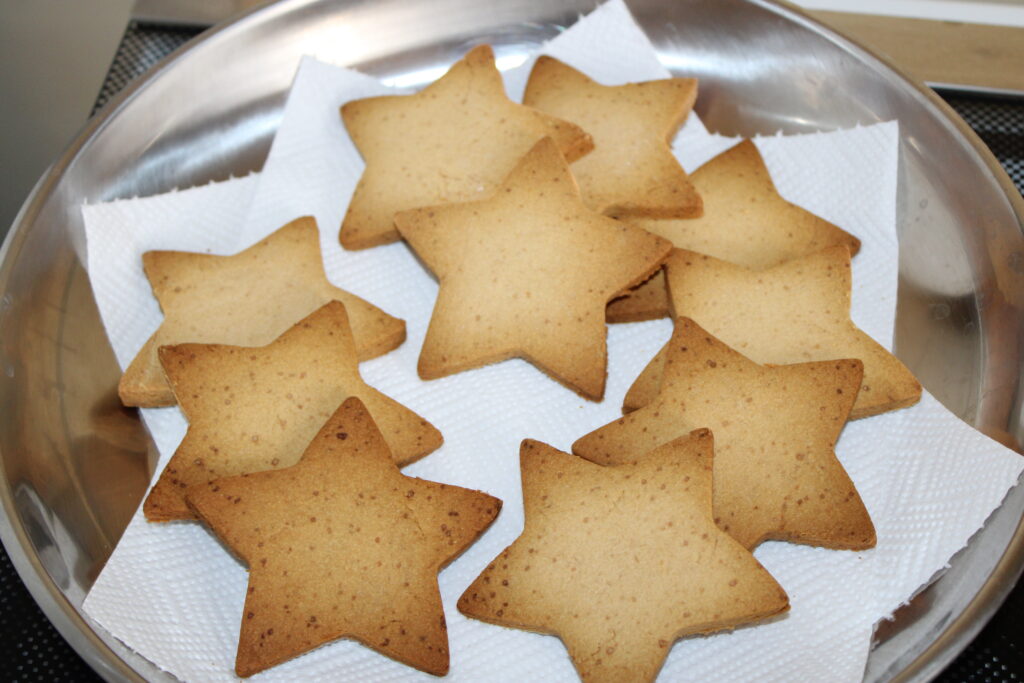 Photo de biscuits à la patate douce cuits