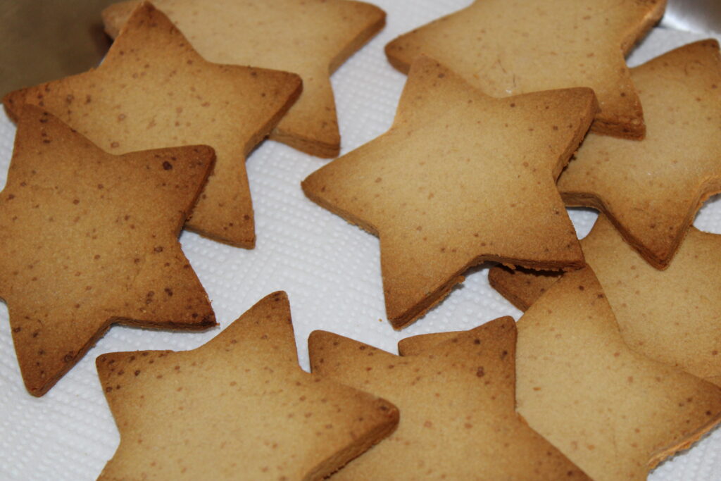 Biscuits de patate douce cuits